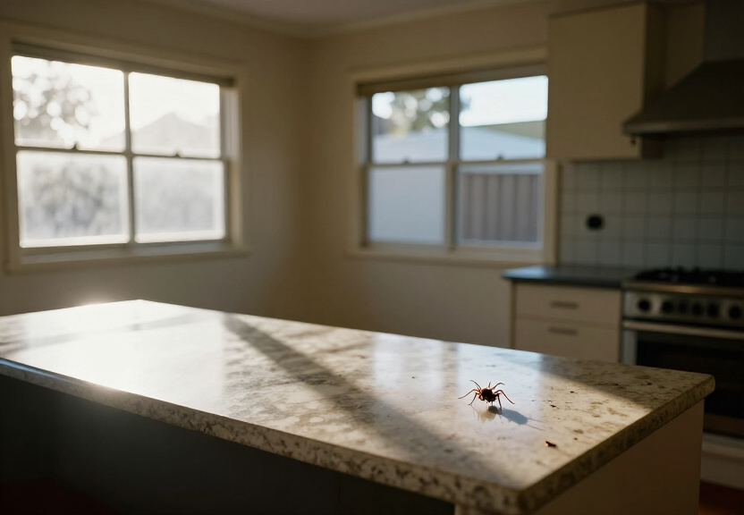 Wasp nest near a Cremorne Point balcony before removal